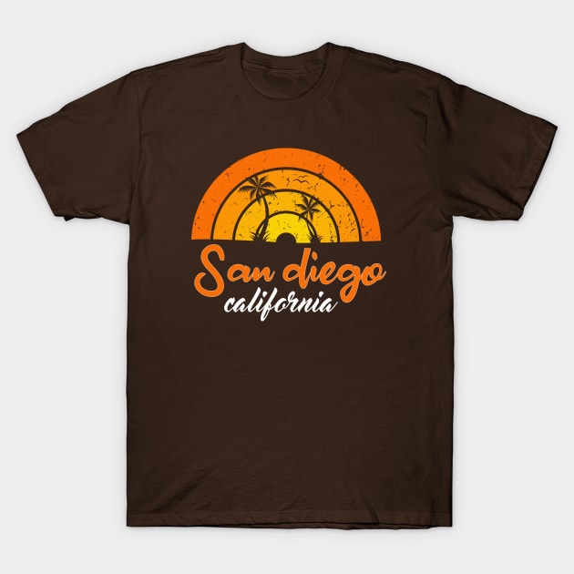 san diego california T-Shirt by PhiloArt